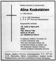 Koskelainen Alina