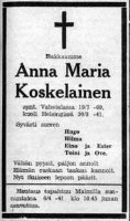 Koskelainen Anna