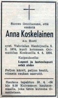 Koskelainen Anna