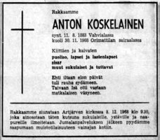 Koskelainen Anton