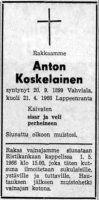 Koskelainen Anton