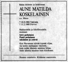 Koskelainen Aune