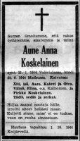 Koskelainen Aune