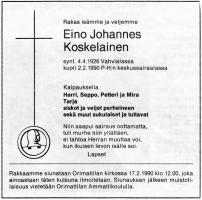 Koskelainen Eino Johannes