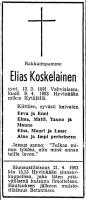 Koskelainen Elias