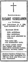 Koskelainen Elisabet