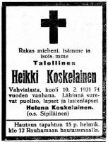 Koskelainen Heikki