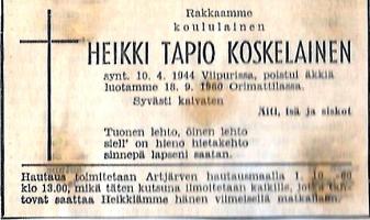 Koskelainen Heikki Tapio