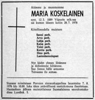 Koskelainen Maria