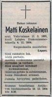 Koskelainen Matti