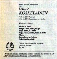 Koskelainen Uuno