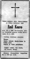 Kouvo Emil