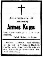 Kupsu Armas