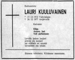 Kuuluvainen Lauri