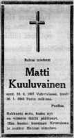 Kuuluvainen Matti