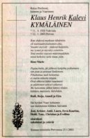 Kymäläinen Kalevi