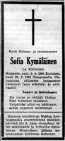 Kymäläinen Sofia