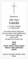 Lautala Vilho Olavi