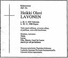 Lavonen Heikki
