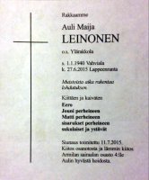 Leinonen Auli
