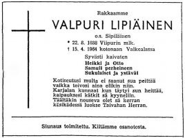 Lipiäinen Valpuri