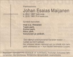 Maijanen Johan Esaias