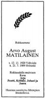 Matilainen Arvo