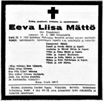 Mättö Eeva