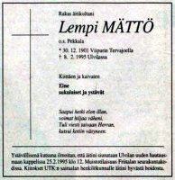 Mättö Lempi