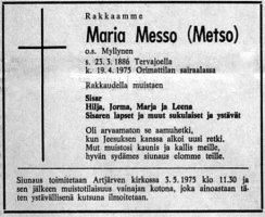 Messo Maria (Metso)