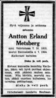 Metsberg Anton