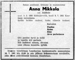Mikkola Anna