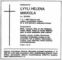 Mikkola Lyyli