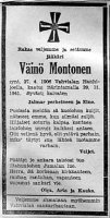 Montonen Väinö