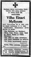 Myllynen Vilho