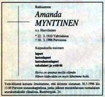 Mynttinen Amanda