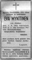 Mynttinen Eva