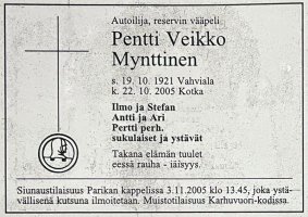 Mynttinen Pentti