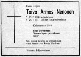 Nenonen Toivo