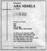 Niemelä Aira