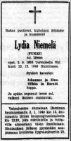 Niemelä Lydia