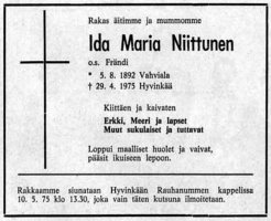 Niittunen Ida