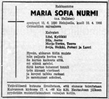 Nurmi Maria