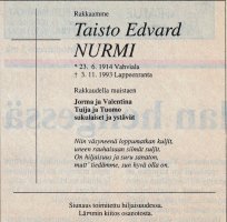 Nurmi Taisto