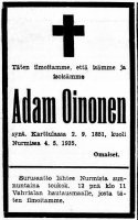 Oinonen Adam