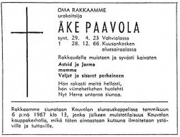 Paavola Åke