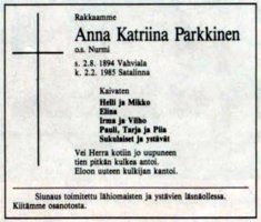 Parkkinen Anna