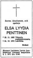 Penttinen Elsa 