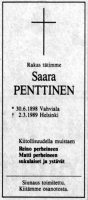 Penttinen Saara