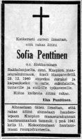 Penttinen Sofia